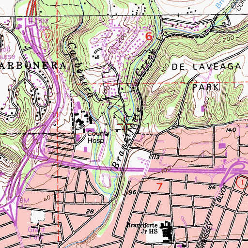Topographic Map of Isbel Grove, CA