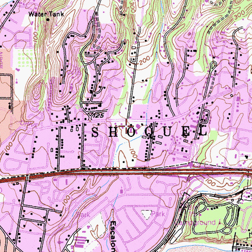 Topographic Map of Cabrillo Assembly of God Church, CA