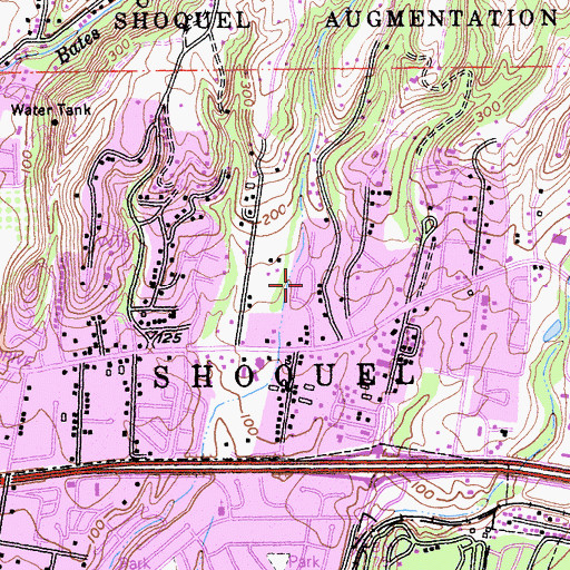 Topographic Map of Cliftwood Mobile Home Park, CA