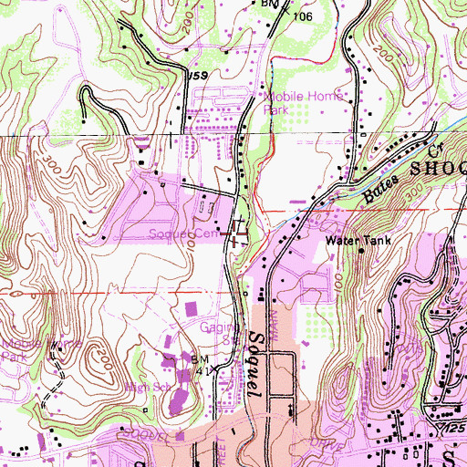 Topographic Map of Pringle Grove, CA