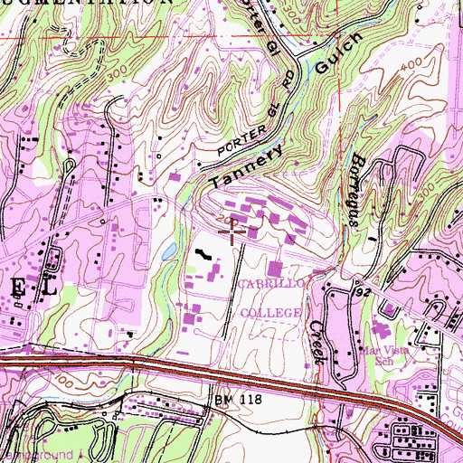 Topographic Map of Robert E Swenson Library, CA
