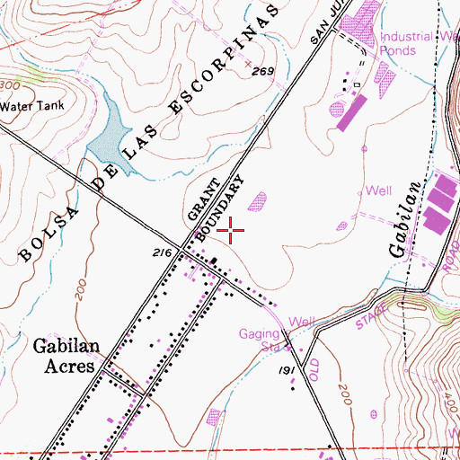 Topographic Map of Battle of Natividad State Historic Landmark, CA