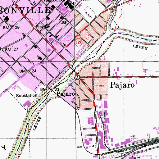 Topographic Map of Pentecostal Holiness Church, CA