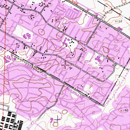 Topographic Map of The Church of Jesus Christ of Latter Day Saints, CA