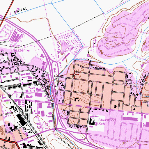 Topographic Map of Loma Linda Park, CA