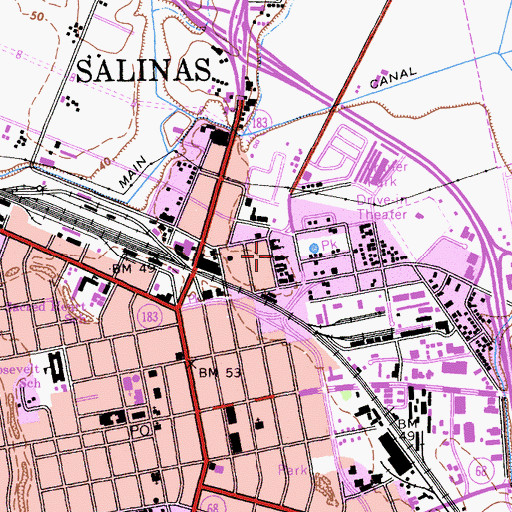 Topographic Map of Filipino United Church, CA