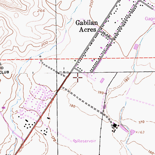 Topographic Map of Lagunita Elementary School, CA