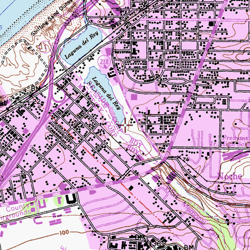 Topographic Map of Saint Seraphims Russian Orthodox Church, CA