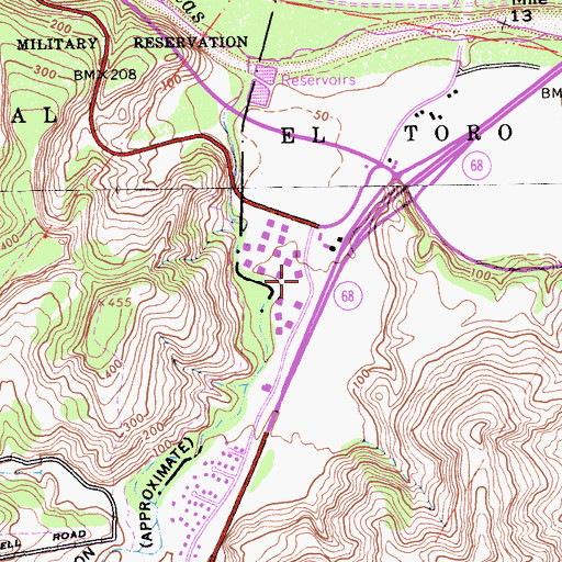 Topographic Map of Morgan Winery, CA
