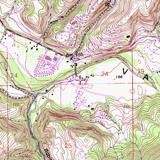 Topographic Map of Saint Dunstans Church, CA