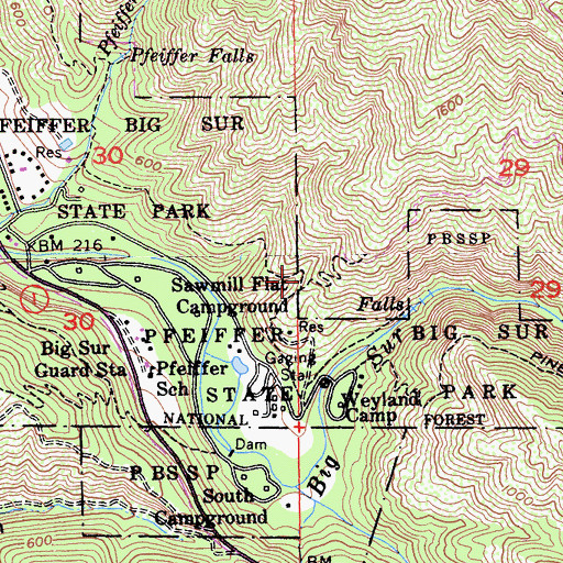 Topographic Map of Mount Manuel Trail, CA