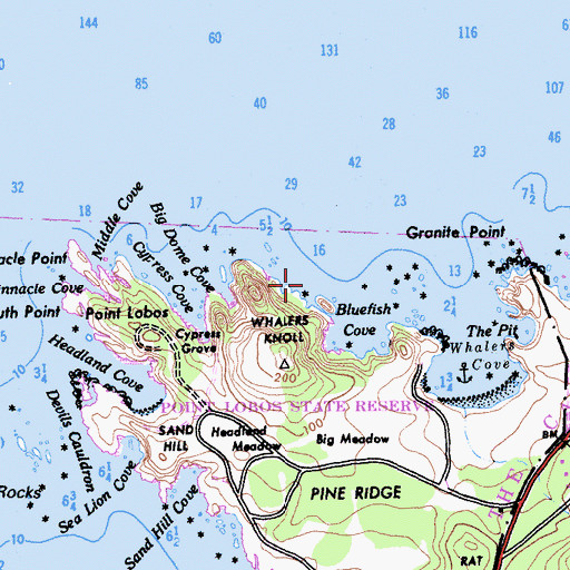 Topographic Map of East Grove, CA