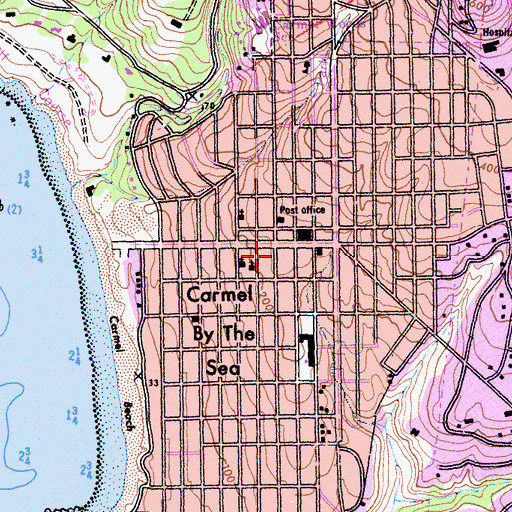 Topographic Map of Piccadilly Park, CA