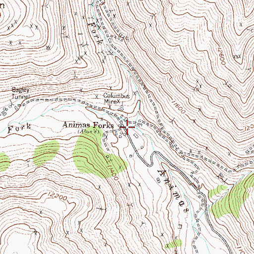 Topographic Map of Placer Gulch, CO