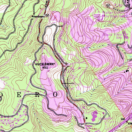 Topographic Map of The Church of Jesus Christ of Latter Day Saints, CA