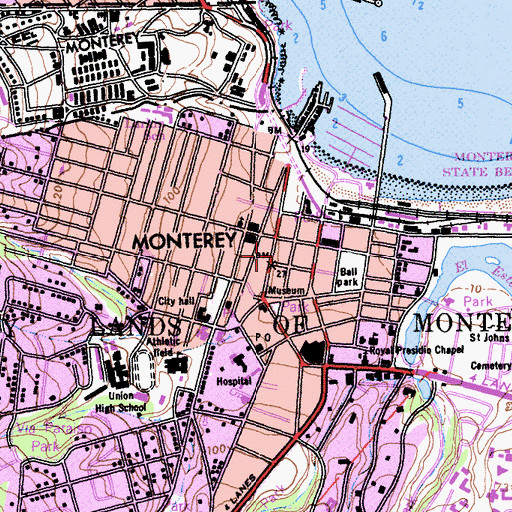 Topographic Map of Enchanted Angels Church, CA