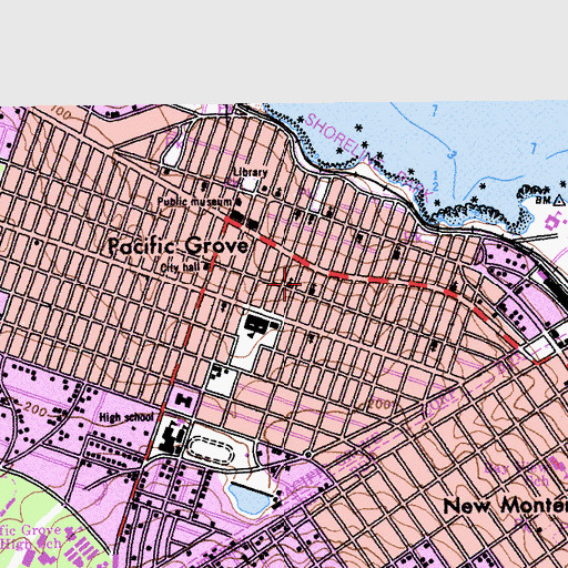 Topographic Map of Holy Spirit Chapel, CA
