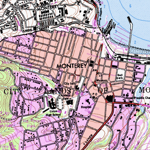 Topographic Map of Casa de la Torre, CA