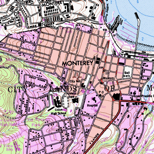 Topographic Map of Garden House, CA