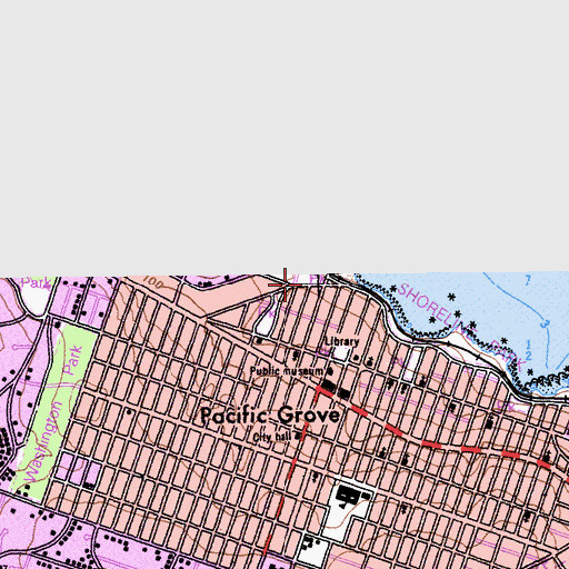 Topographic Map of Chase Park, CA