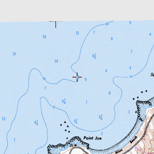 Topographic Map of Crocker Dining Hall, CA