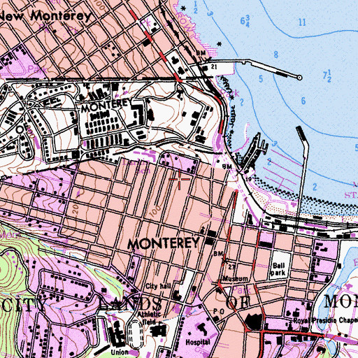 Topographic Map of Barnet J Segal Building Library, CA