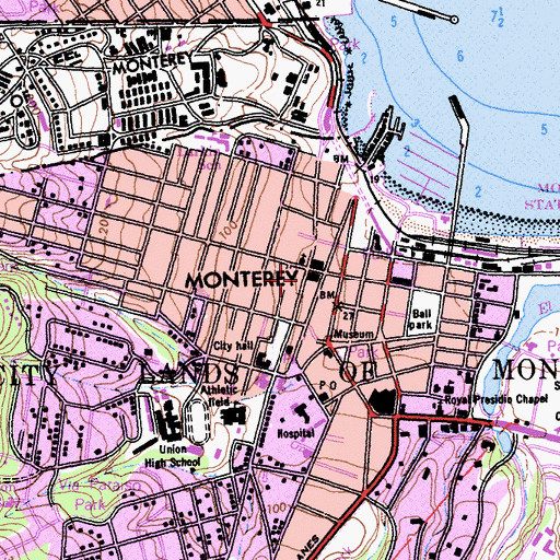 Topographic Map of Casa Serrano, CA