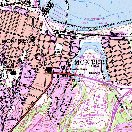 Topographic Map of Fort Halleck (historical), CA
