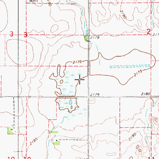 Topographic Map of Northeast Sacramento State Wildlife Management Area, NE