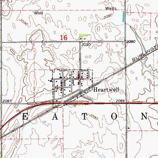 Topographic Map of Cargill Incorporated Elevator, NE
