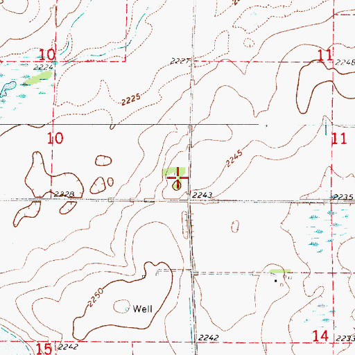 Topographic Map of Funk Federal Waterfowl Production Area, NE
