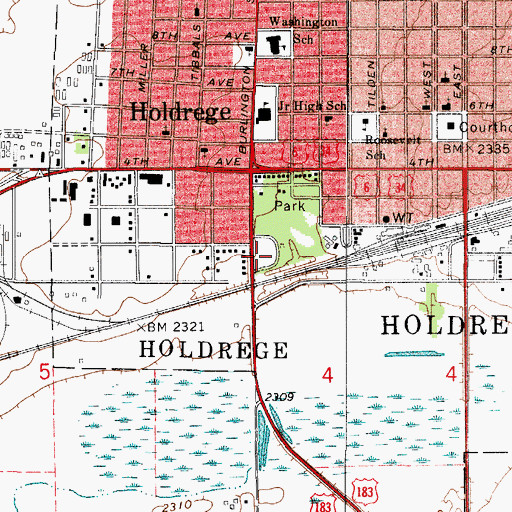 Topographic Map of Jaycee Field, NE