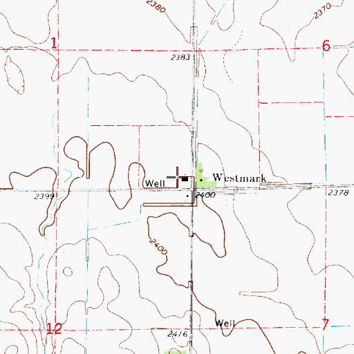 Topographic Map of Westmark Evangelical Free Church, NE