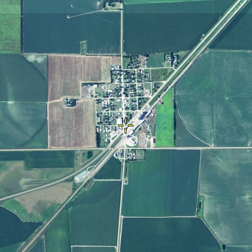 Aerial/Satellite Image of Atlanta Elevator, NE