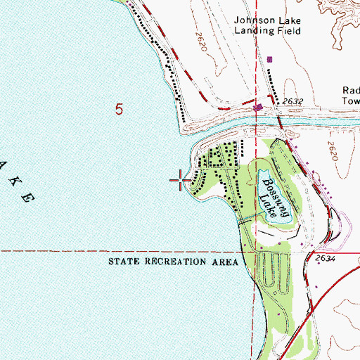 Topographic Map of Bullhead Point, NE