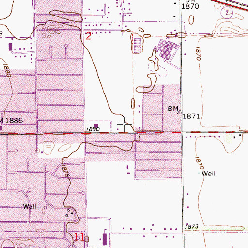 Topographic Map of Berean Bible Church, NE