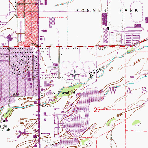 Topographic Map of Kingwood Estates, NE