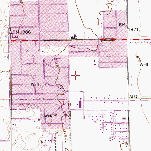 Topographic Map of George Park, NE