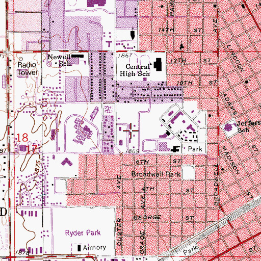 Topographic Map of Allergy, Asthma and Immunology Associates, NE