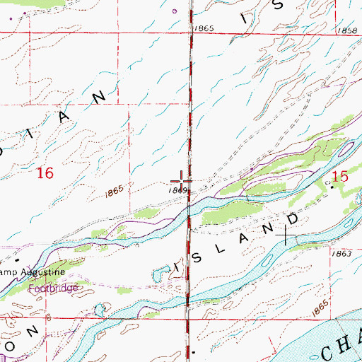 Topographic Map of Junctionville Marker, NE
