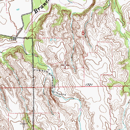 Topographic Map of Ashfall Fossil Beds State Historical Park, NE