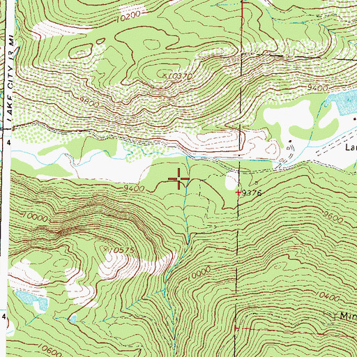Topographic Map of Wager Gulch, CO