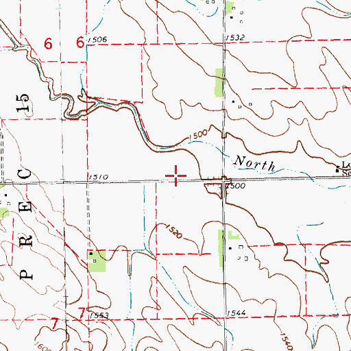 Topographic Map of Norris Post Office (historical), NE