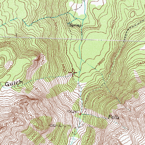 Topographic Map of Magpie Gulch, CO