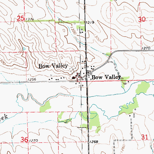 Topographic Map of East Catholic Elementary School, NE