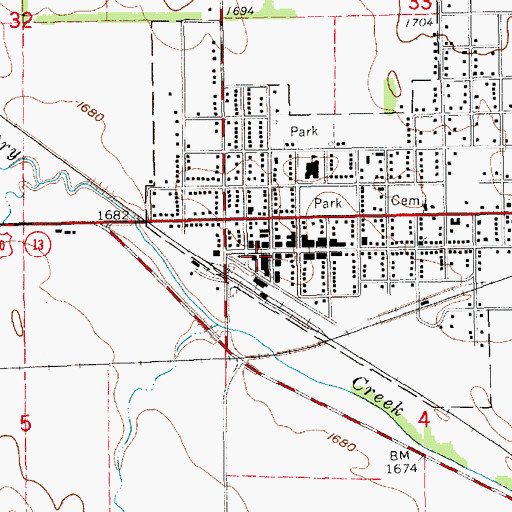 Topographic Map of Klown Museum, NE