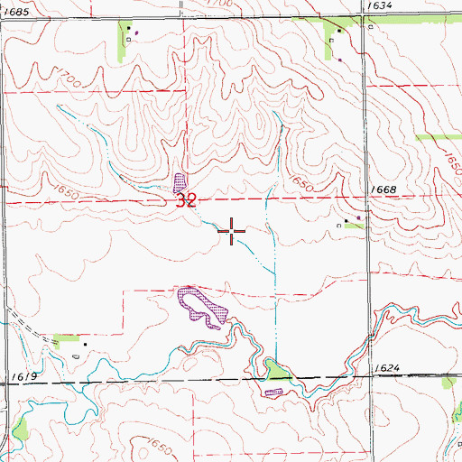 Topographic Map of Willow Creek Trail, NE