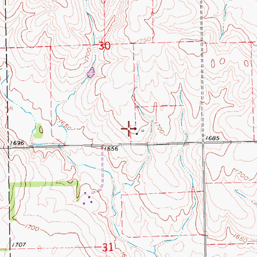 Topographic Map of Cuthills Vineyards, NE