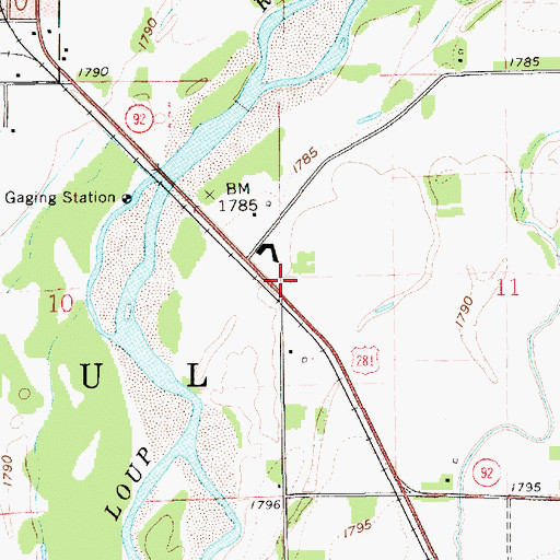 Topographic Map of Bel-Air RV Park, NE
