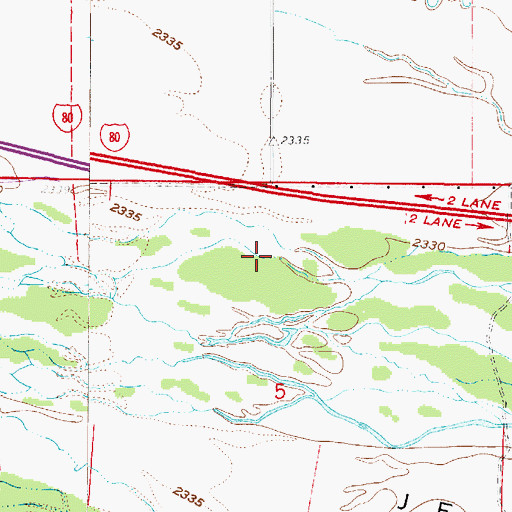 Topographic Map of Dogwood State Wildlife Management Area, NE